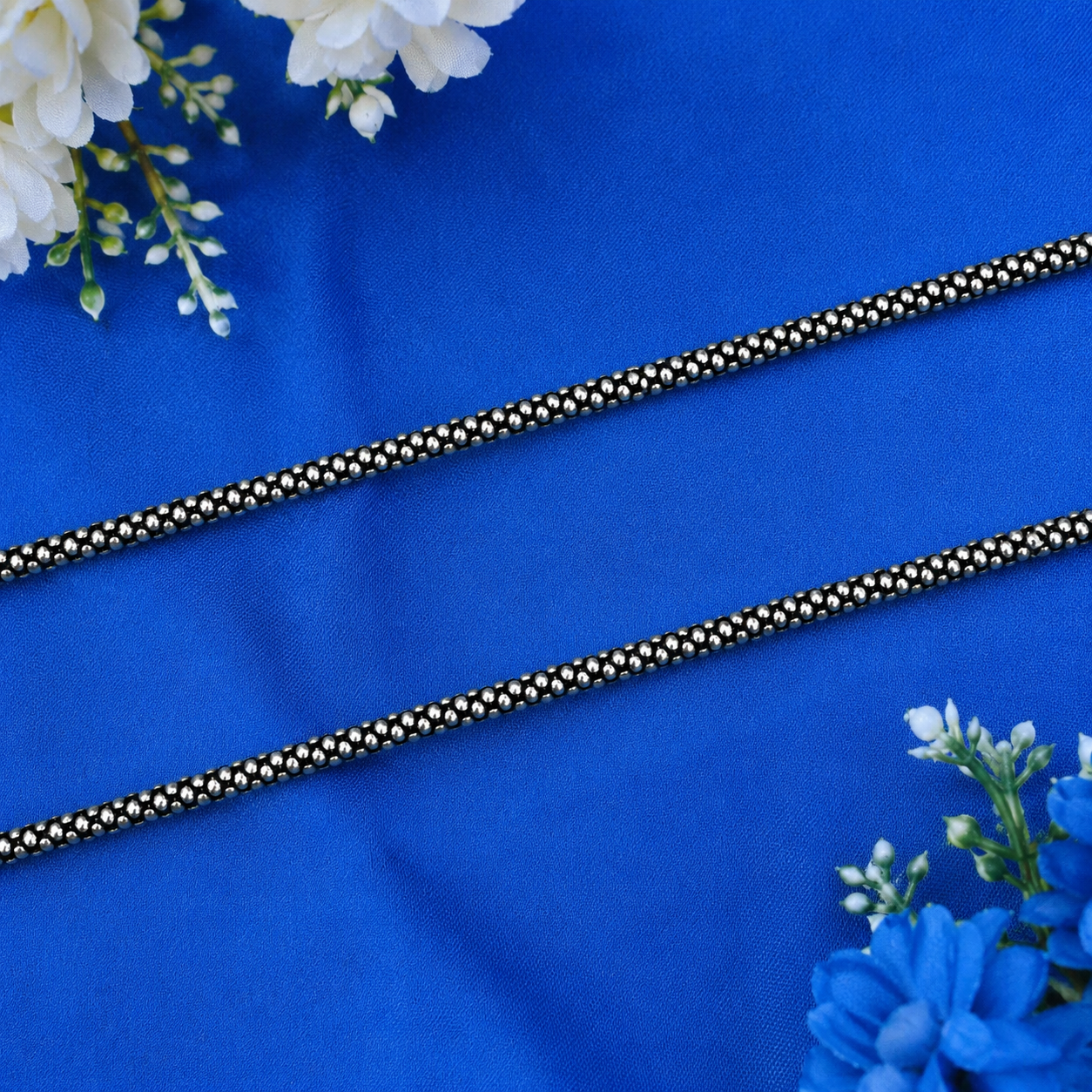 Nazar Anklet -02ANK – 925 Sterling Silver – OYA by Gemkara view 3