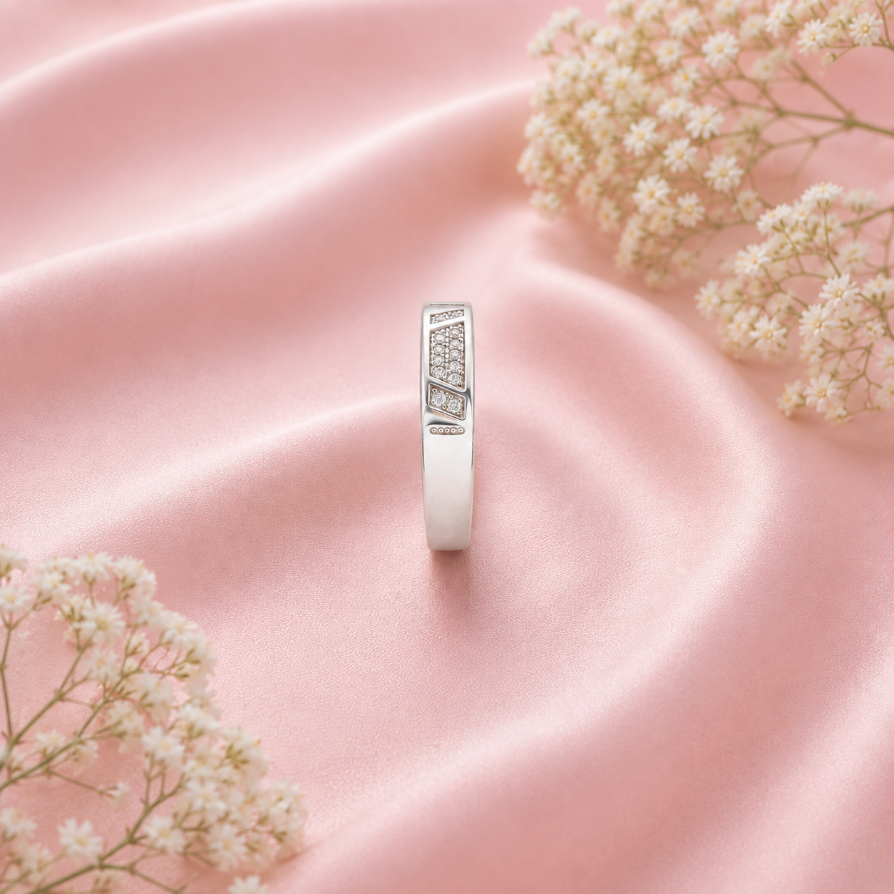 Geometric Stone Ring – 925 Sterling Silver – OYA by Gemkara view 4