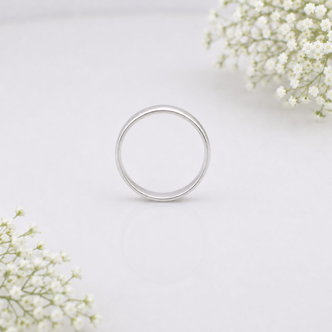 Plain Band Ring – 925 Sterling Silver – OYA by Gemkara view 4