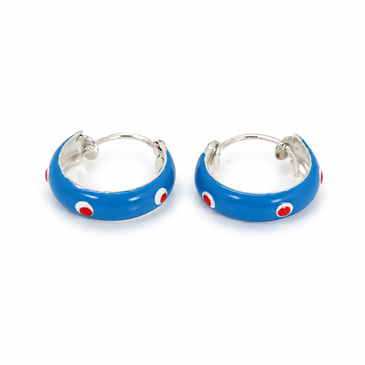 Blue Polka Silver Bali – OYA by Gemkara view 1
