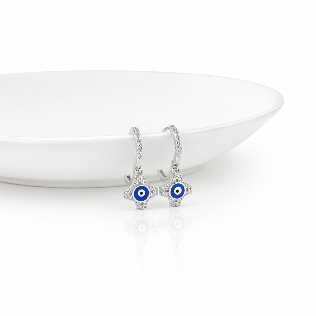 Evil Eye Silver Bali – OYA by Gemkara view 2