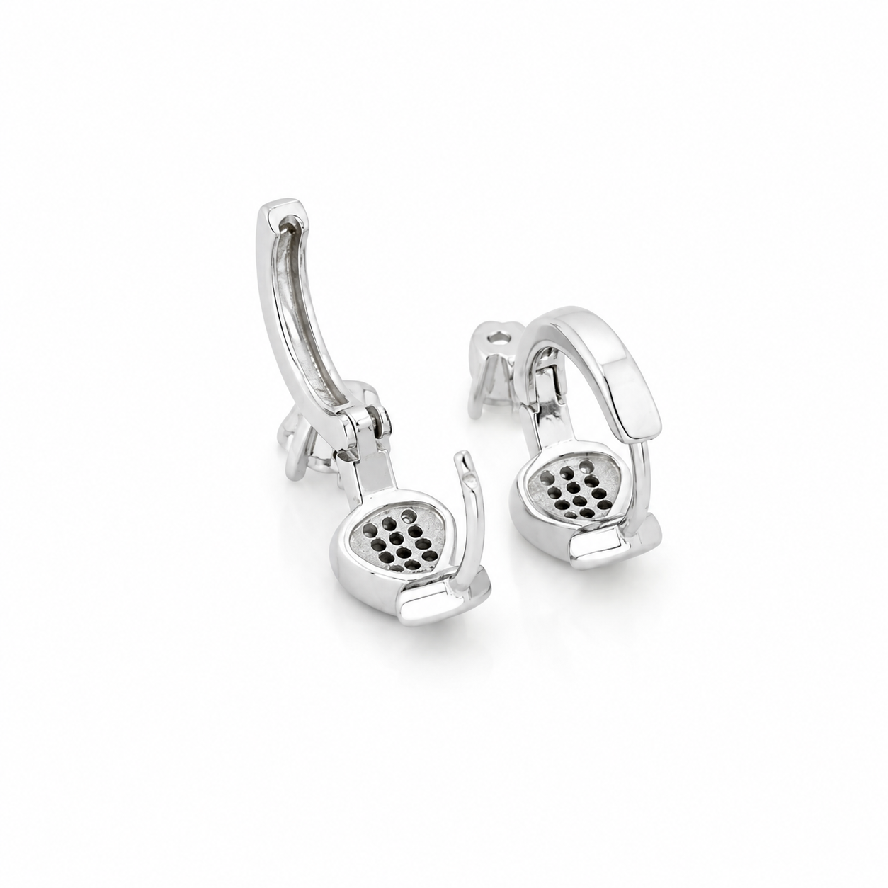 CZ Teardrop Silver Bali – OYA by Gemkara view 2