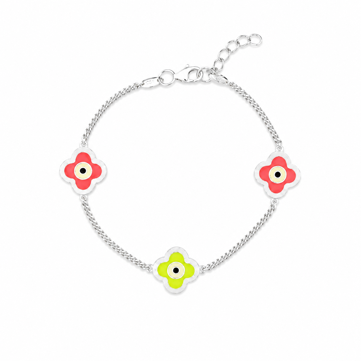 Flora Glow Baby Anklet – 925 Sterling Silver – OYA by Gemkara view 1