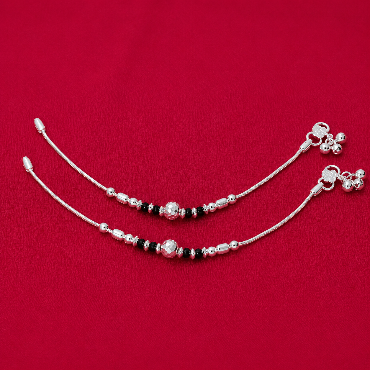 Tiny Grace Baby Anklet – 925 Sterling Silver – OYA by Gemkara view 4