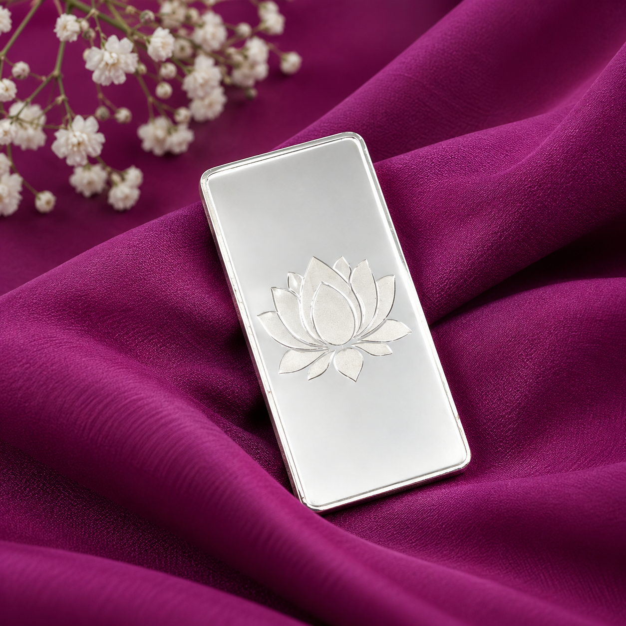 100 Gram Dolphin Design Silver Bar – OYA by Gemkara view 4