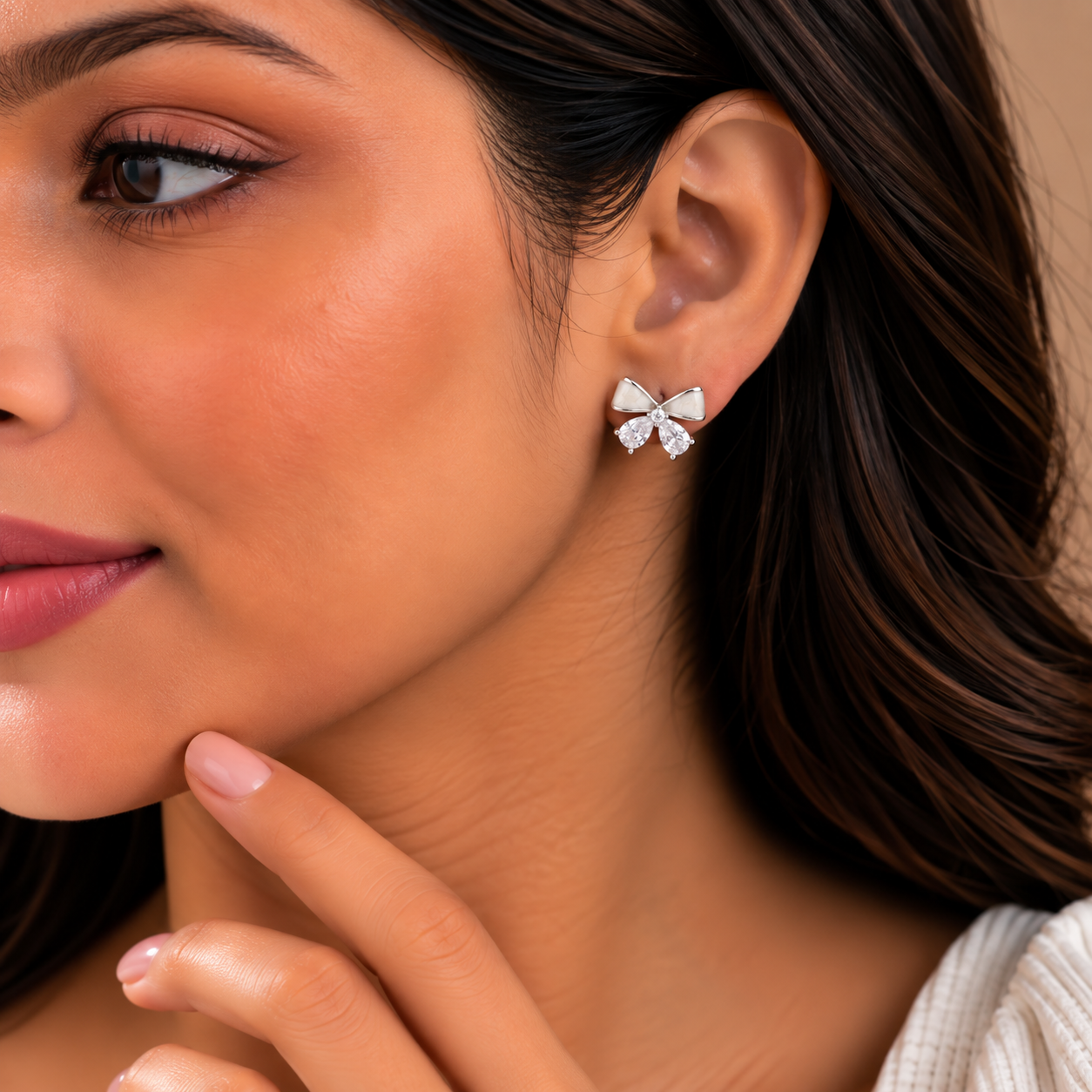 Bow Stud Earrings preview