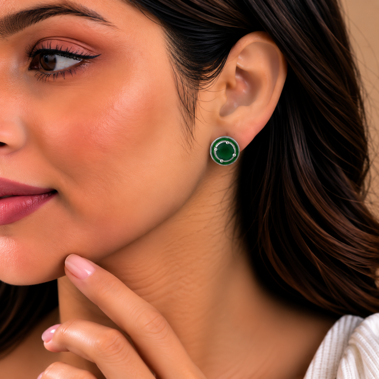 Emerald Stud Earrings preview