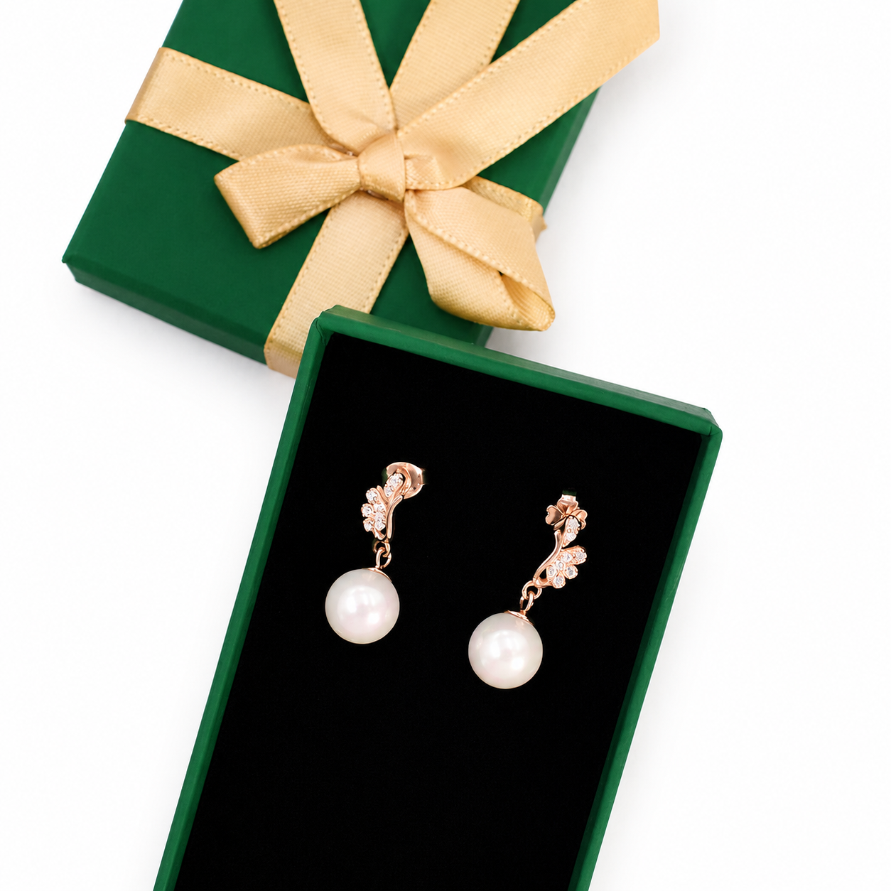 Crossed Heart Stud Earrings – 925 Sterling Silver – OYA by Gemkara view 4
