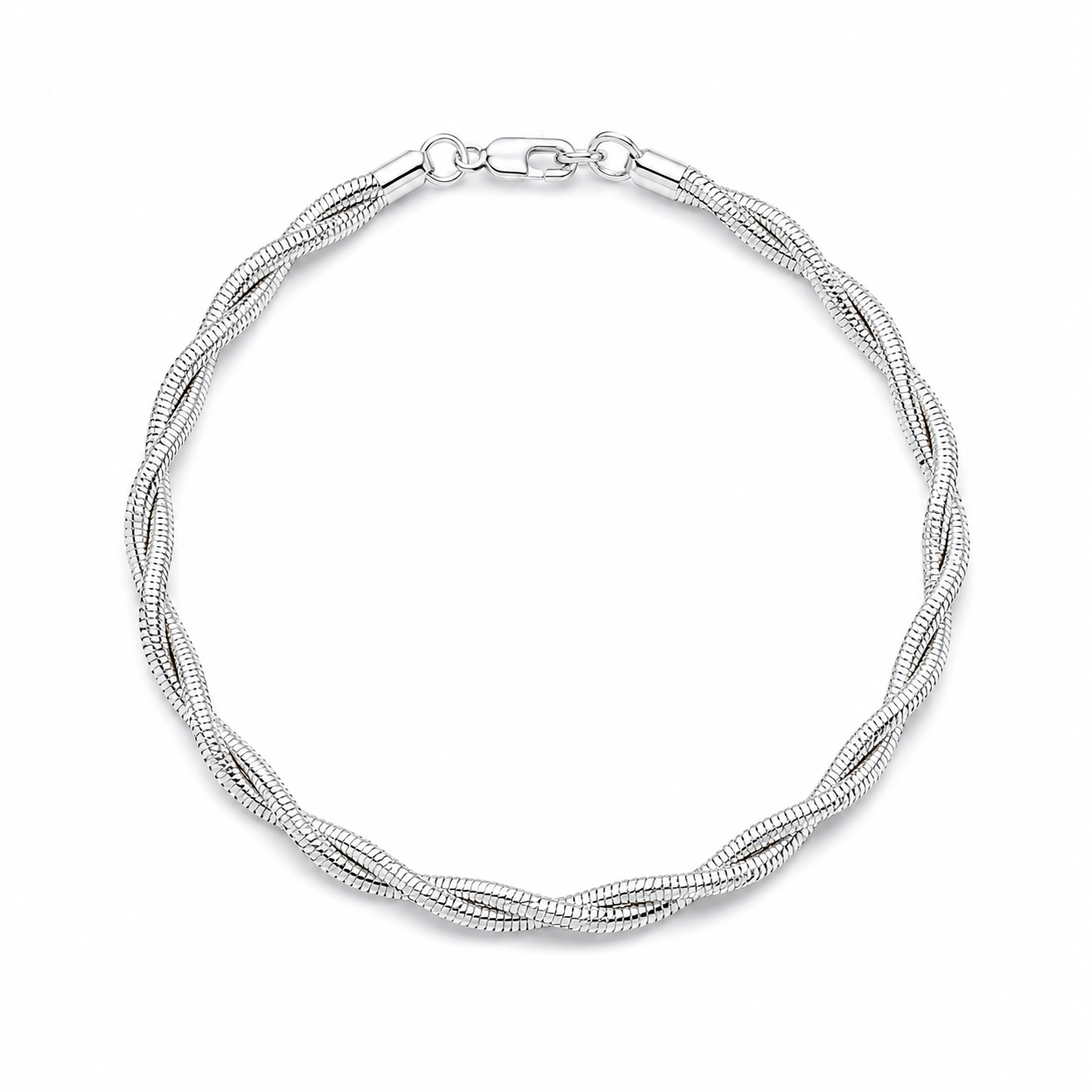 Italian Triple Snake Chain Bracelet