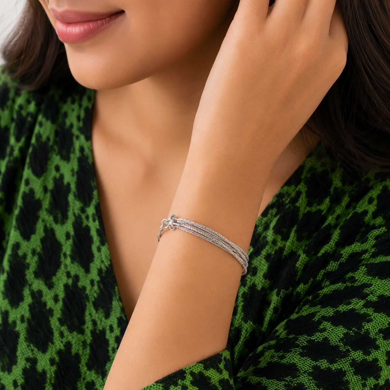 Italian Multi-Strand Diamond Cut Bracelet preview
