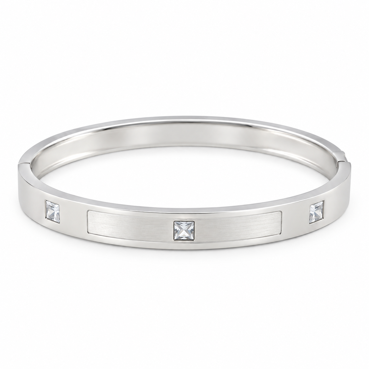 Minimal Spark Kada – 925 Sterling Silver – OYA by Gemkara view 1