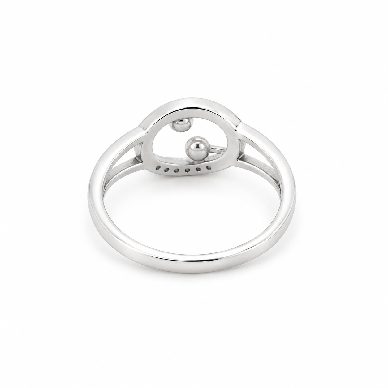Infinity Heart Ring – 925 Sterling Silver – OYA by Gemkara view 3