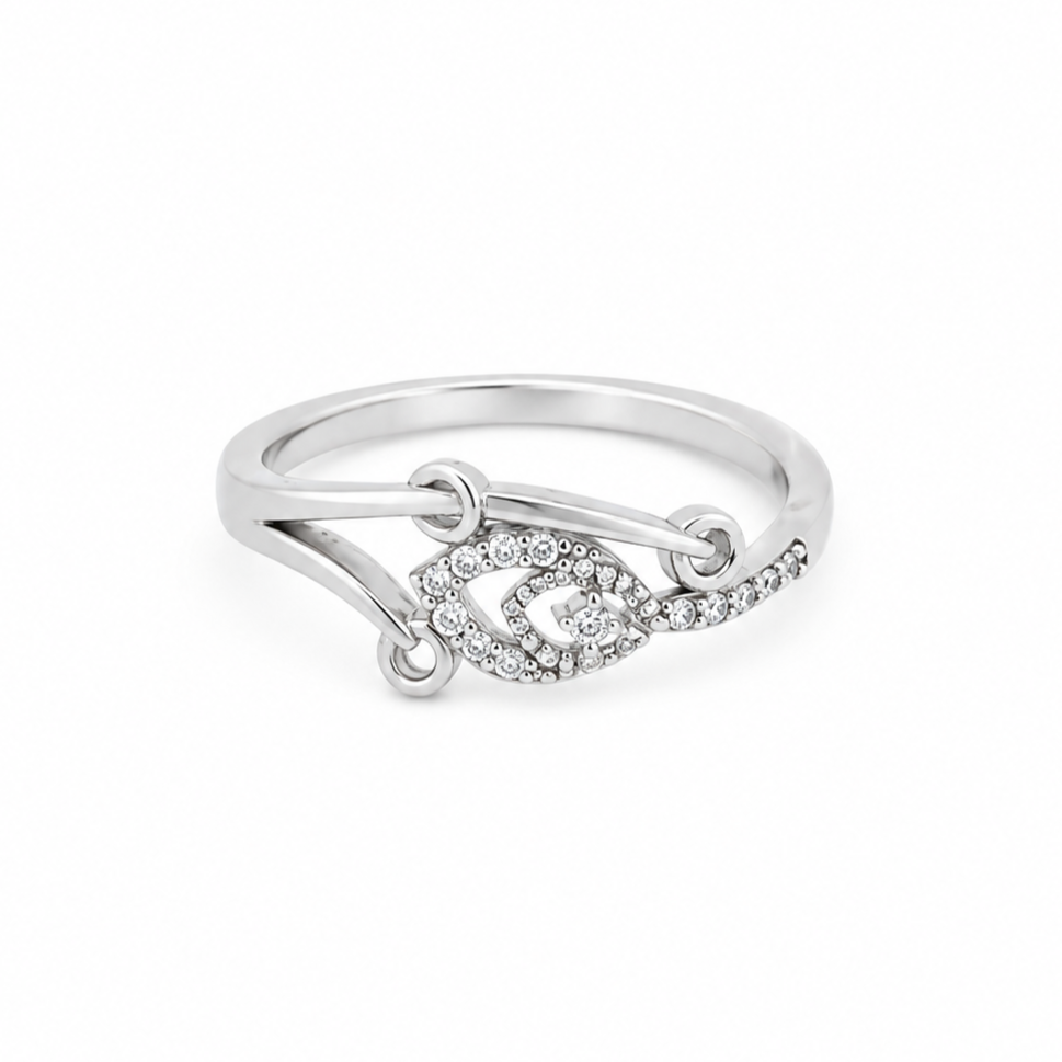 Lucky Eye Ring – 925 Sterling Silver – OYA by Gemkara view 1