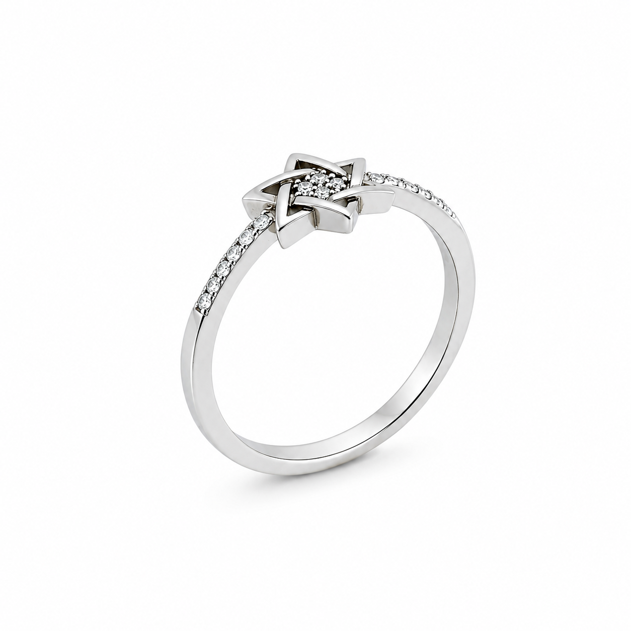 Star of David Ring – 925 Sterling Silver – OYA by Gemkara view 3