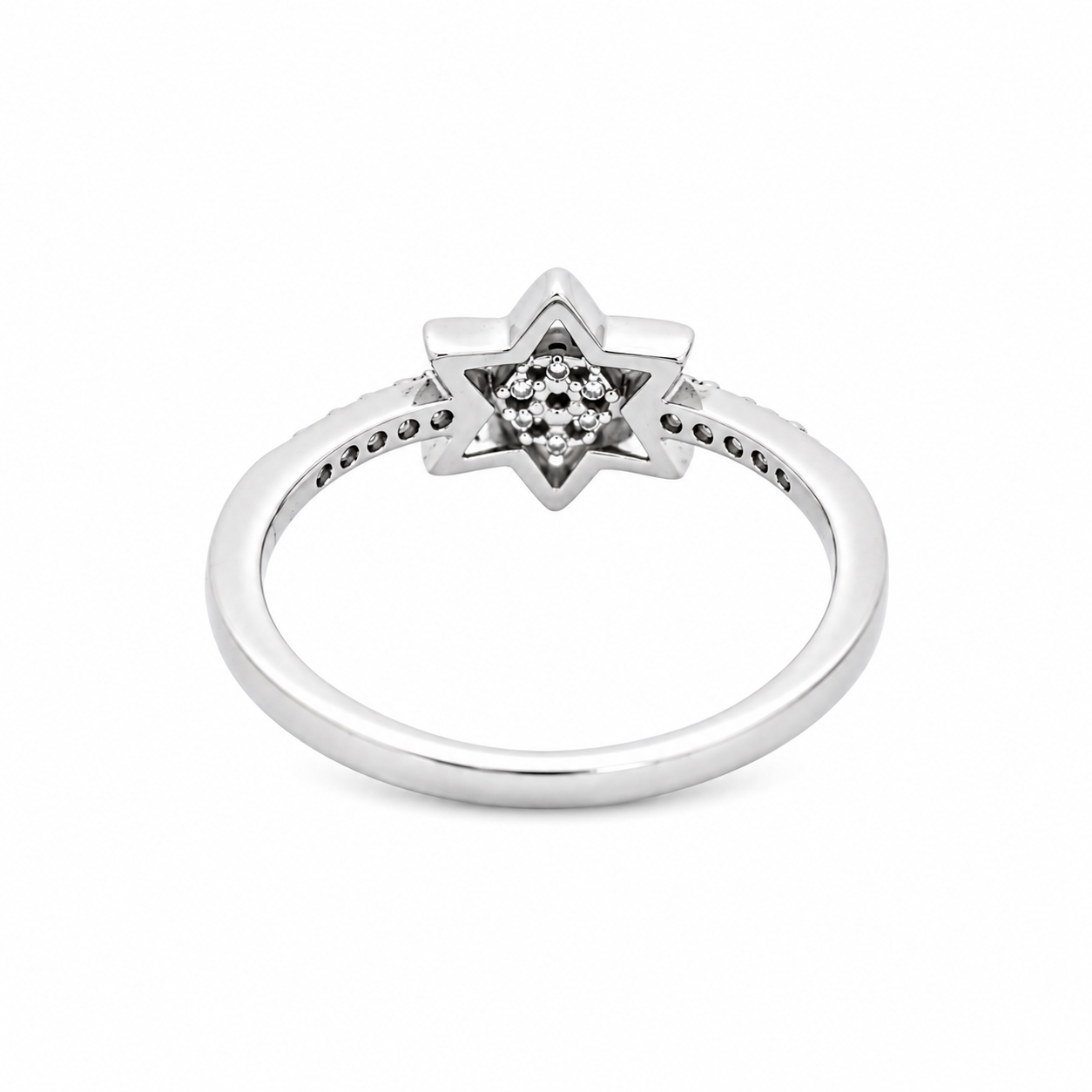 Star of David Ring – 925 Sterling Silver – OYA by Gemkara view 4