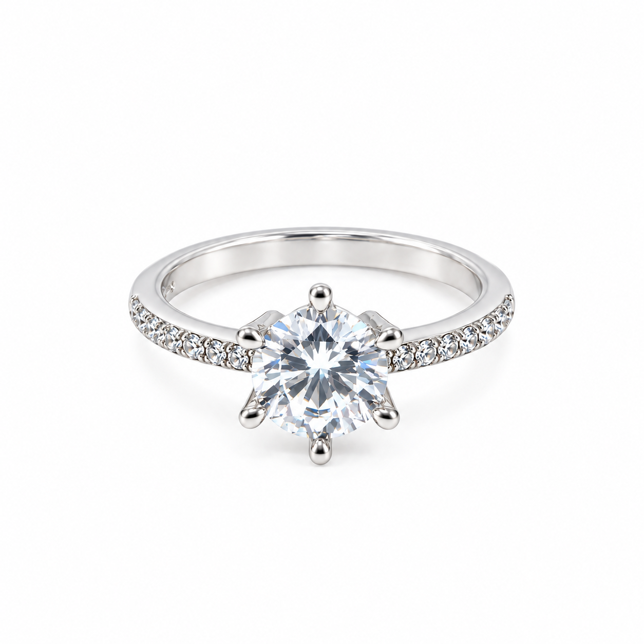 CZ Solitaire Ring