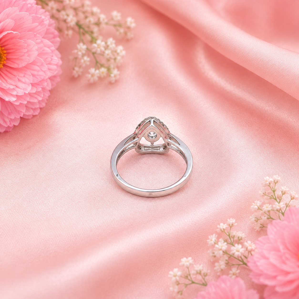 Teardrop Ring – 925 Sterling Silver – OYA by Gemkara view 4