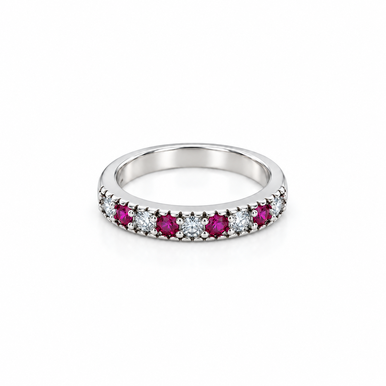 Ruby CZ Ring