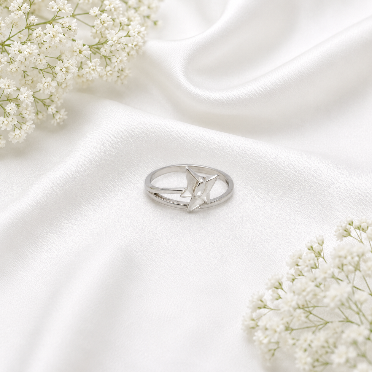 Celestial Star Ring – 925 Sterling Silver – OYA by Gemkara view 3