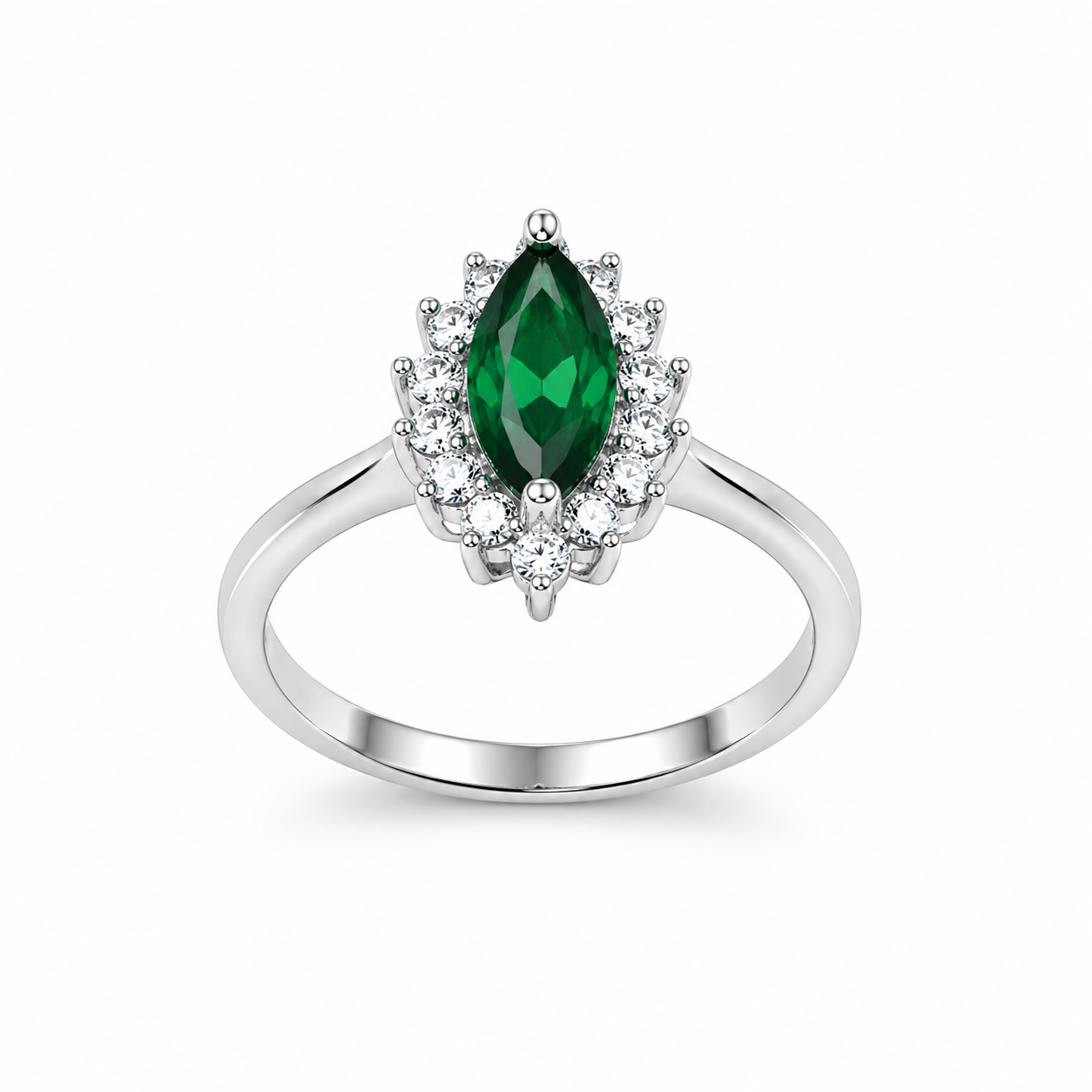 Royal Leaf Ring – 925 Sterling Silver – OYA by Gemkara view 1