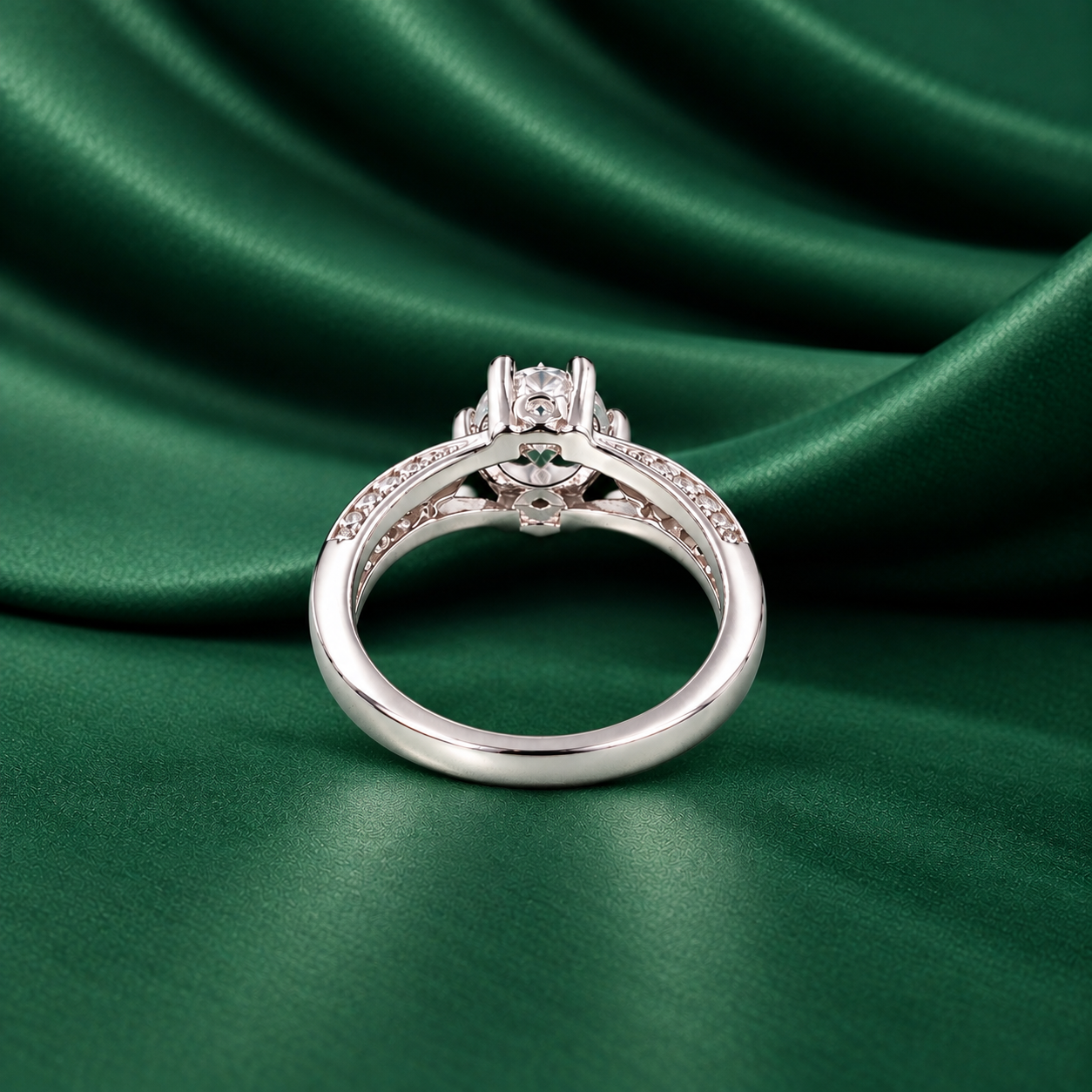 Cubic Zirconia Ring – 925 Sterling Silver – OYA by Gemkara view 4