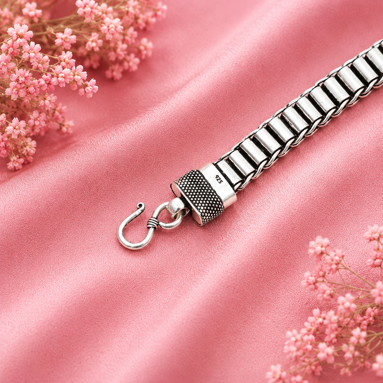 Franco Chain Bracelet – 925 Sterling Silver – OYA by Gemkara view 2