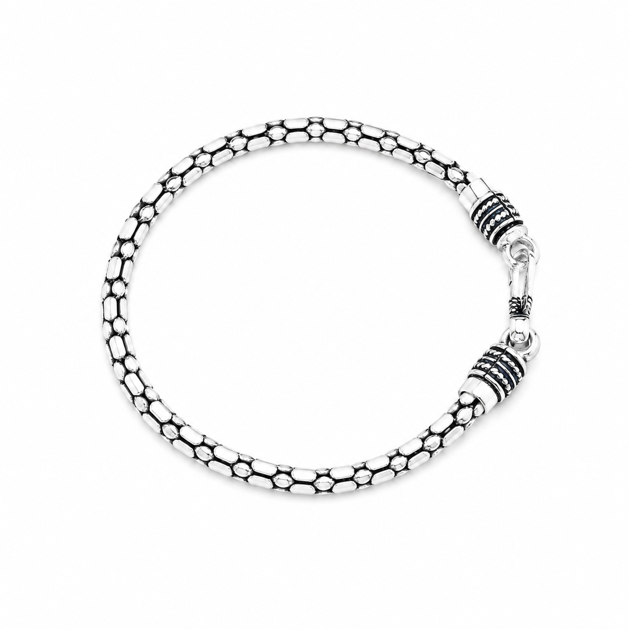 Dot Chain Bracelet – 925 Sterling Silver – OYA by Gemkara view 1