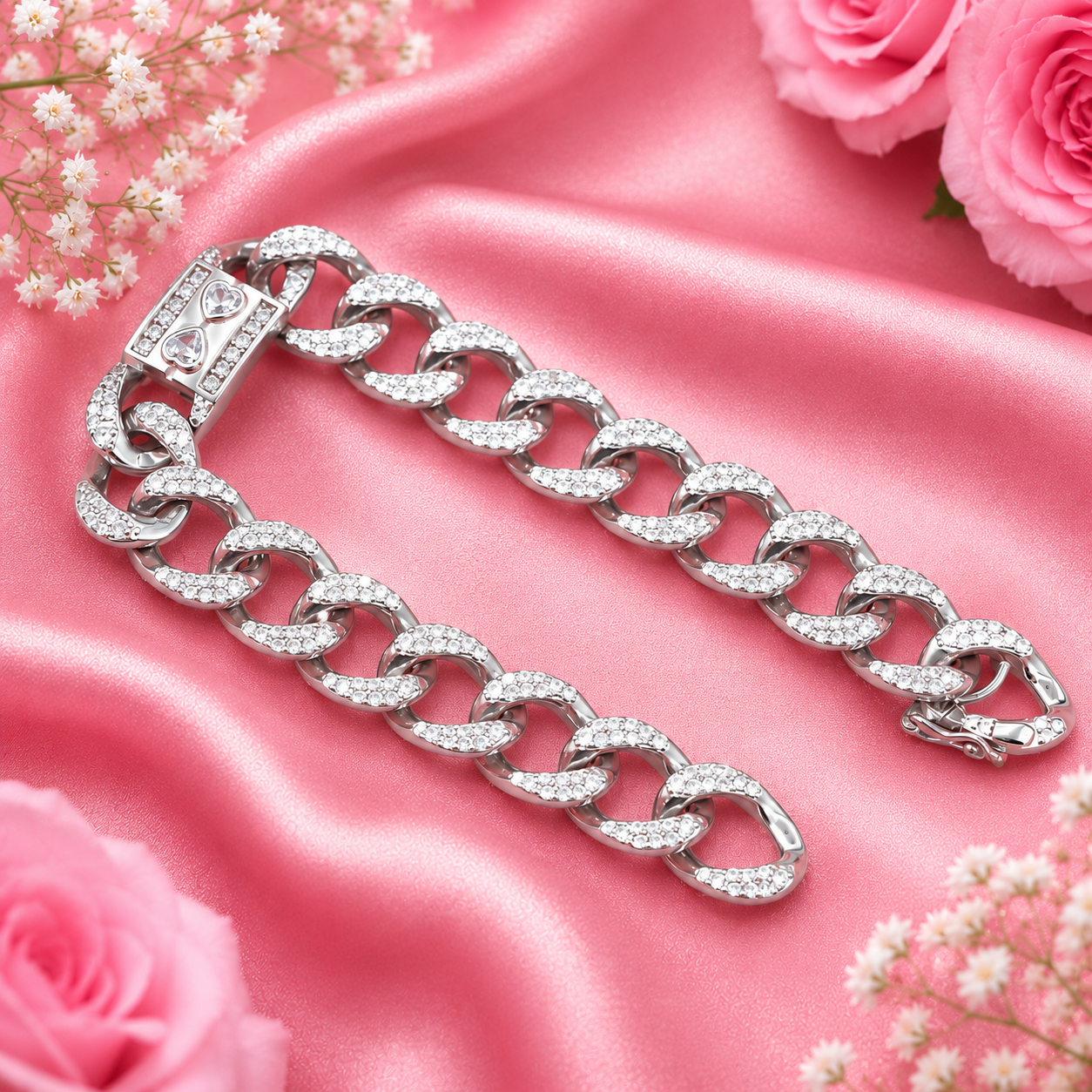 Monarch Link Bracelet – 925 Sterling Silver – OYA by Gemkara view 3