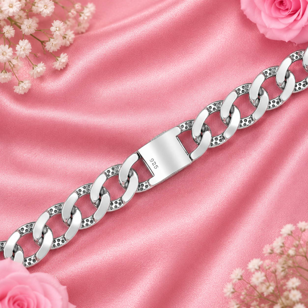 Monarch Link Bracelet – 925 Sterling Silver – OYA by Gemkara view 4