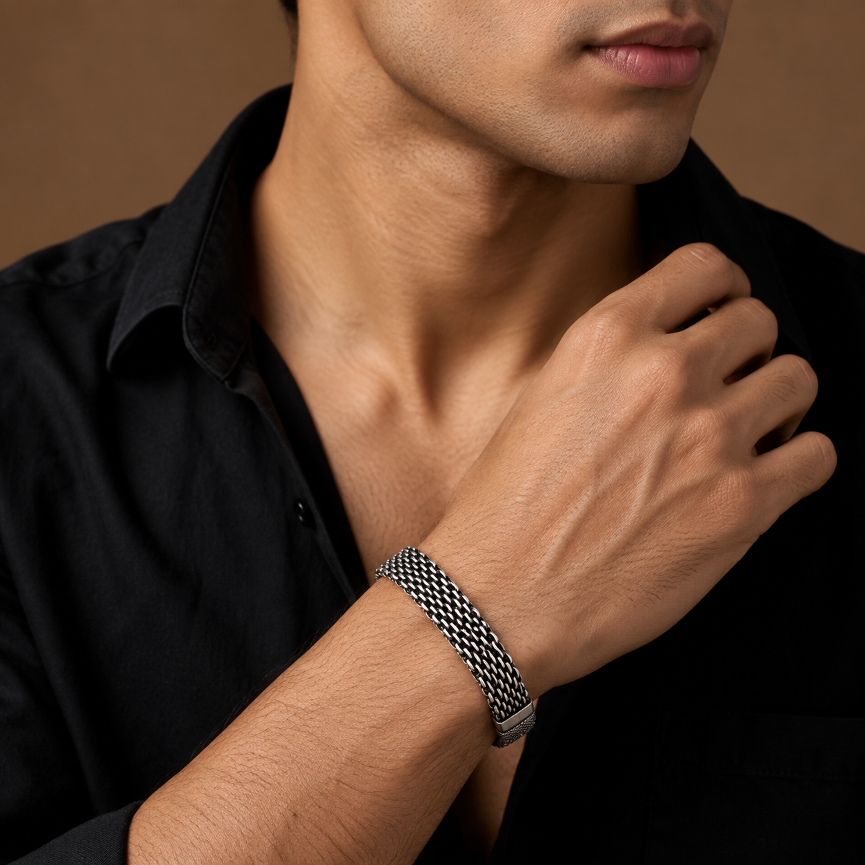Antique Men’s Mesh Bracelet preview
