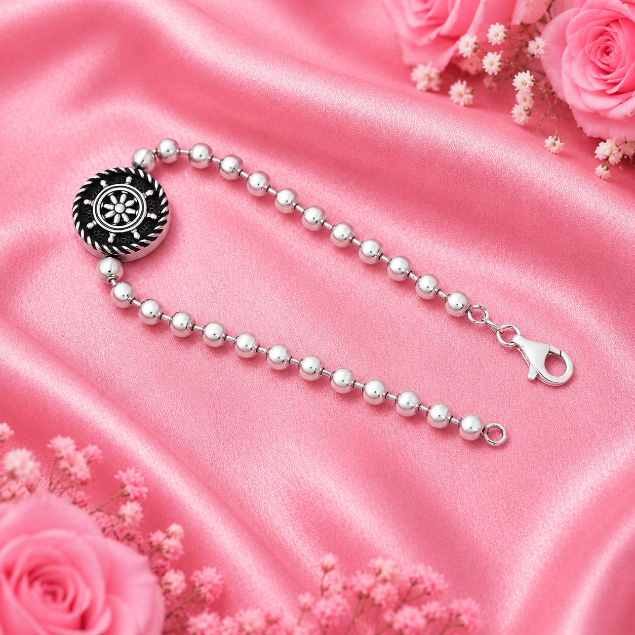 Orbit Bracelet – 925 Sterling Silver – OYA by Gemkara view 4