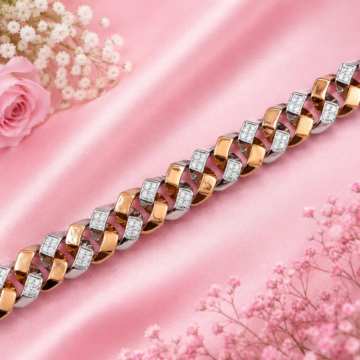 Royal Fusion Bracelet – 925 Sterling Silver – OYA by Gemkara view 4