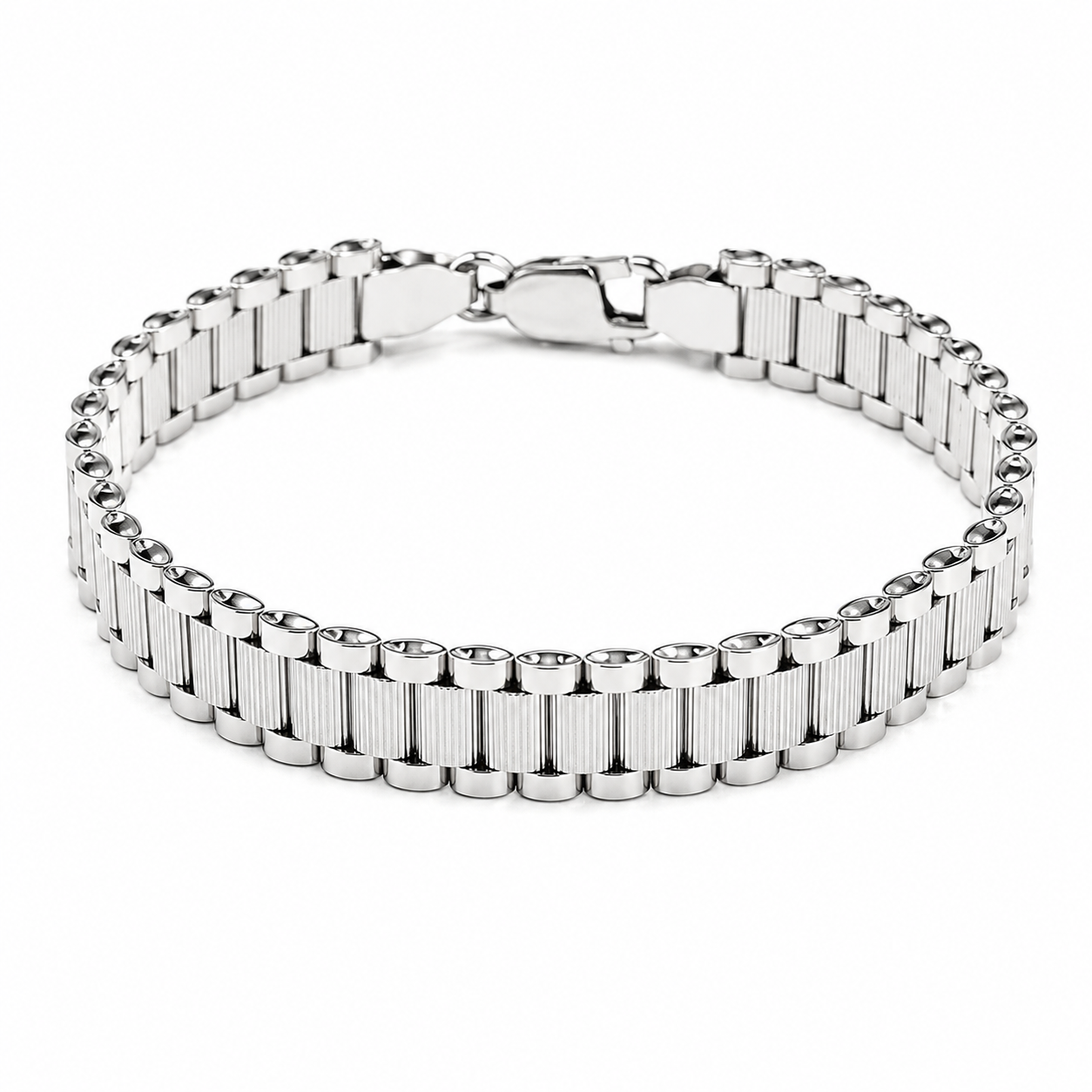 Titan Mesh Bracelet – 925 Sterling Silver – OYA by Gemkara view 1