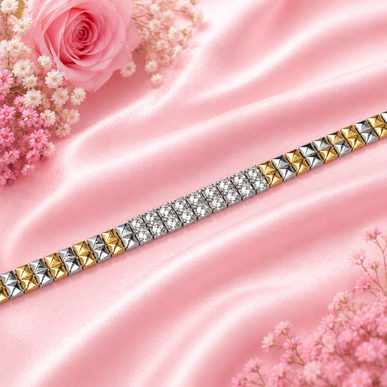 Radiance Bracelet – 925 Sterling Silver – OYA by Gemkara view 2
