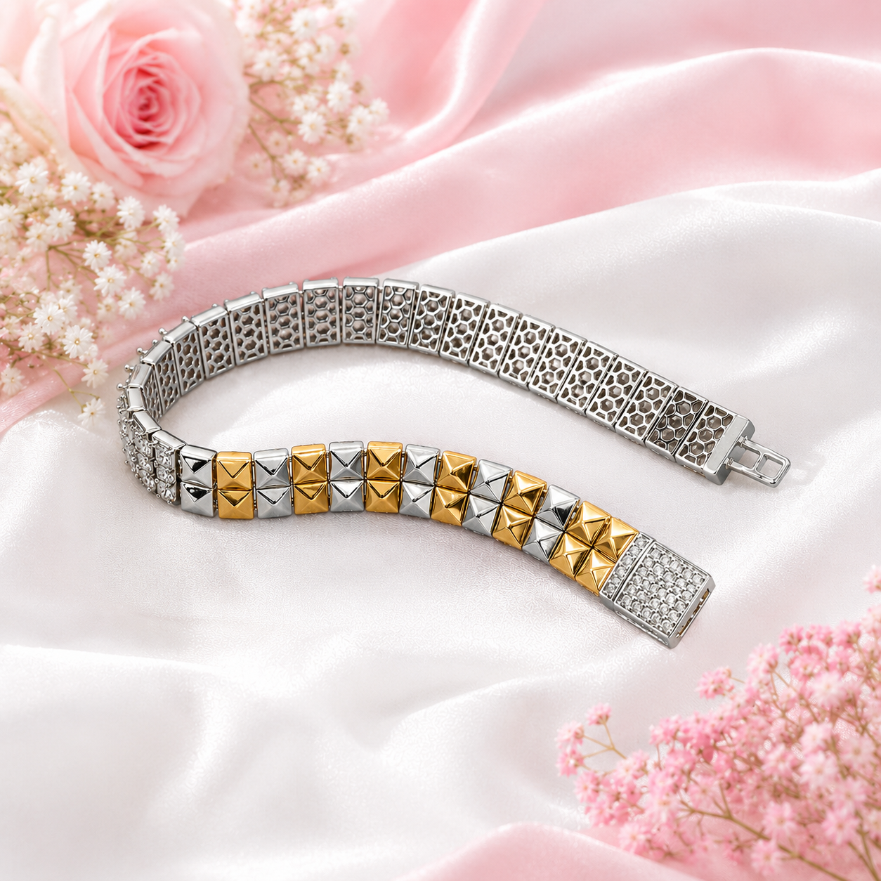 Radiance Bracelet – 925 Sterling Silver – OYA by Gemkara view 3