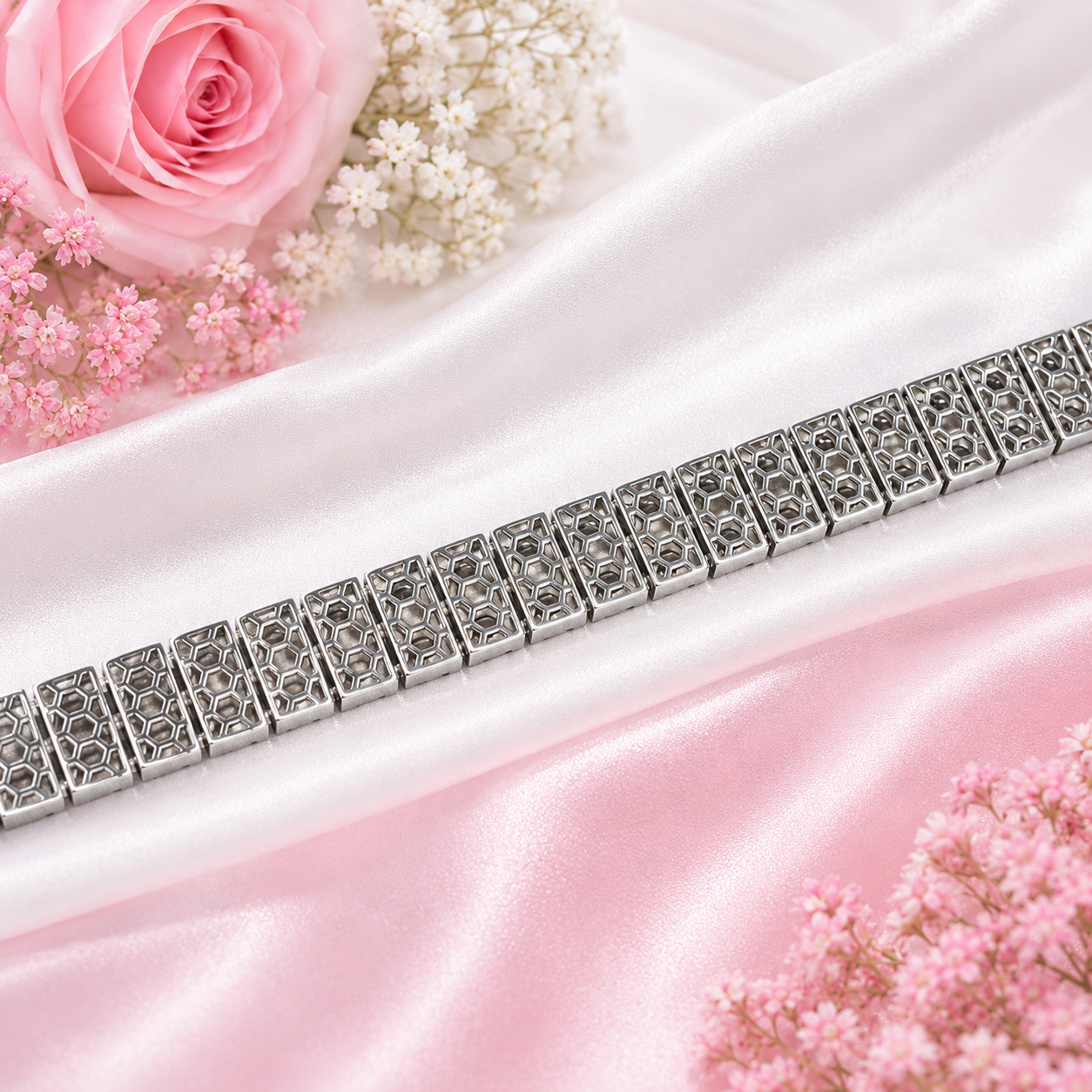 Radiance Bracelet – 925 Sterling Silver – OYA by Gemkara view 4