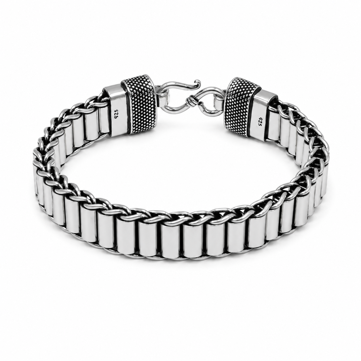 Urban Edge Bracelet – 925 Sterling Silver – OYA by Gemkara view 1