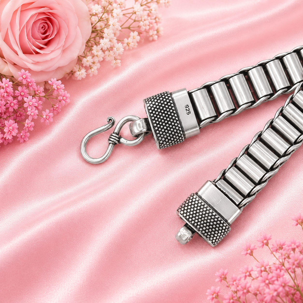 Urban Edge Bracelet – 925 Sterling Silver – OYA by Gemkara view 3
