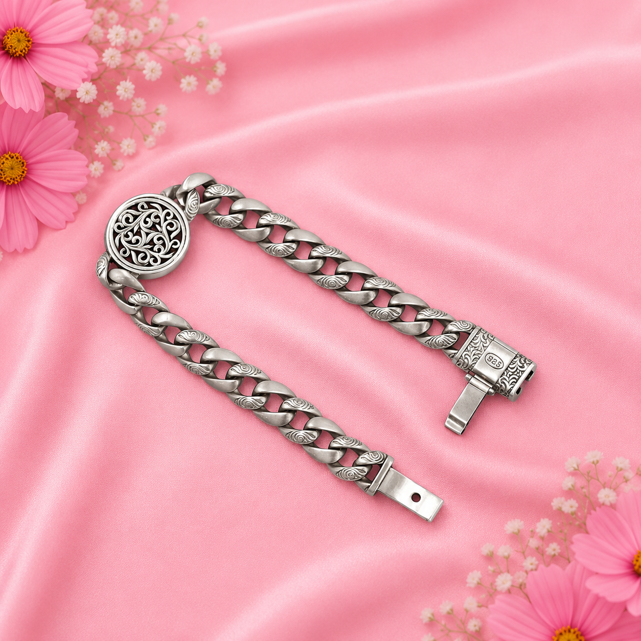 Divine Ganesha Bracelet – 925 Sterling Silver – OYA by Gemkara view 2