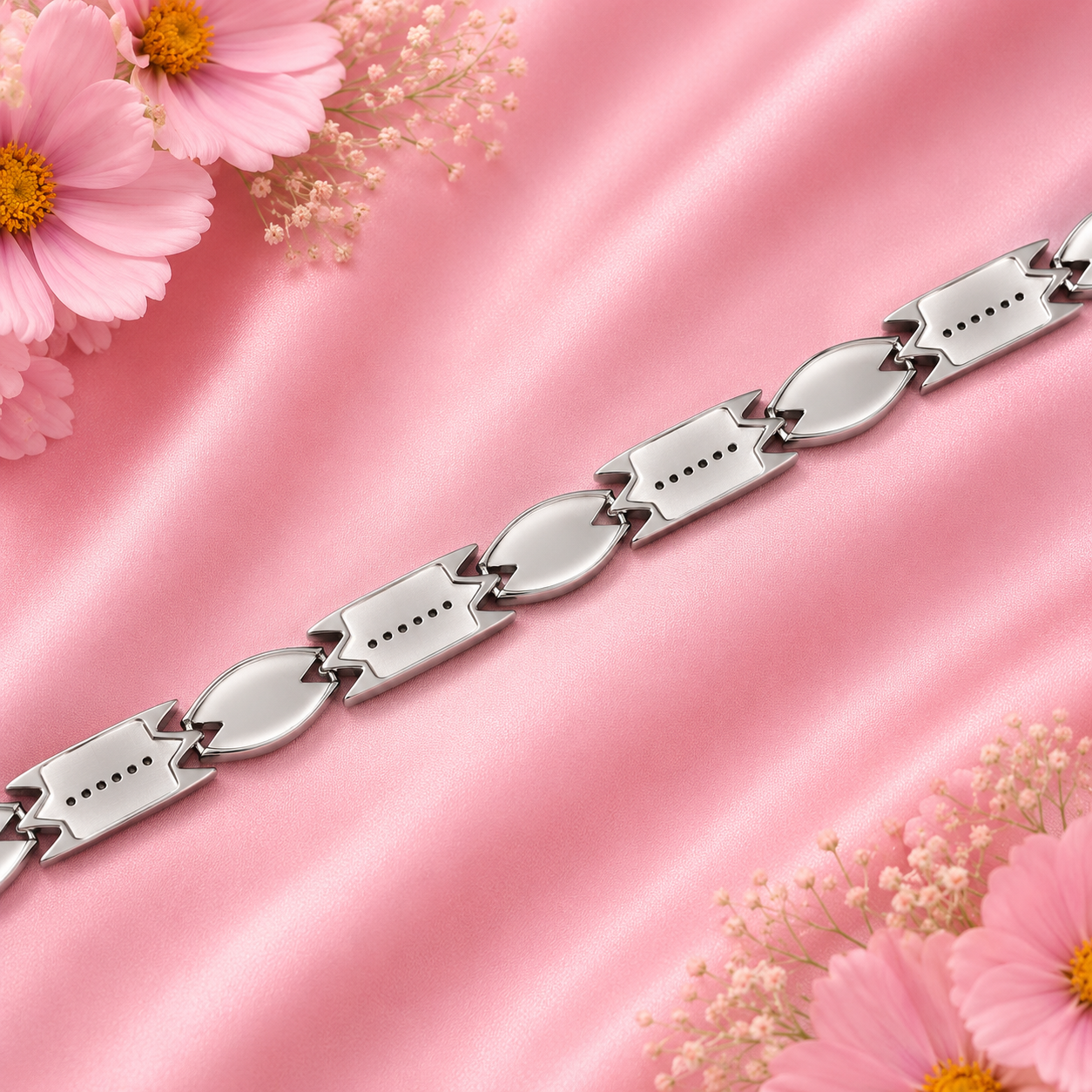 Prism Link Bracelet – 925 Sterling Silver – OYA by Gemkara view 4