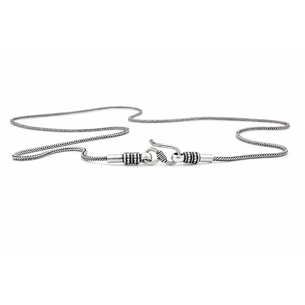 Wheat Chain – 925 Sterling Silver – OYA by Gemkara view 3