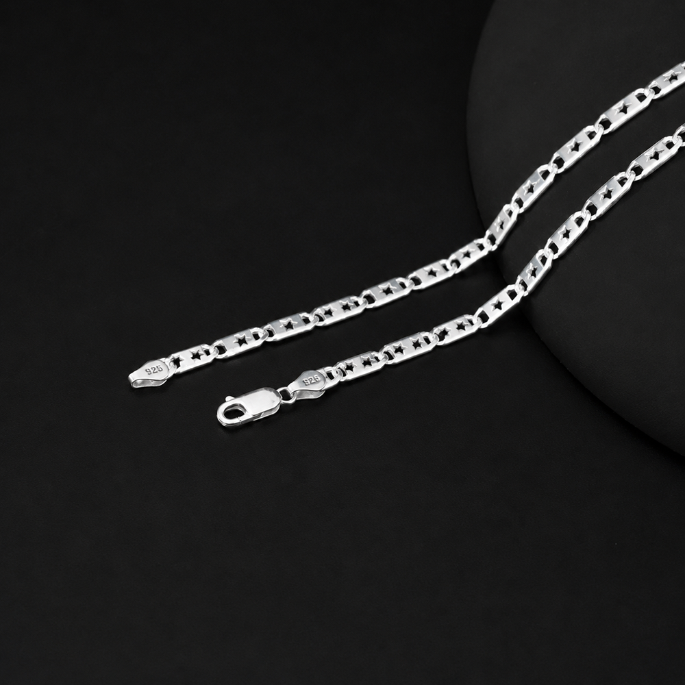 Nawabi Chain – 925 Sterling Silver – OYA by Gemkara view 3