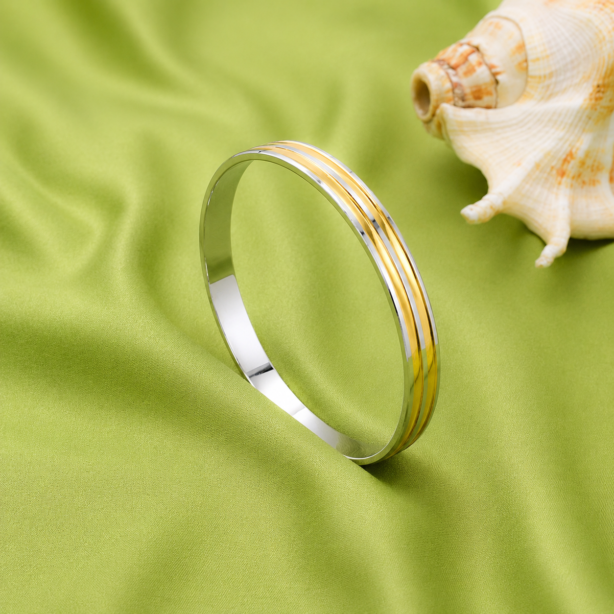 Regal Frame Kada – 925 Sterling Silver – OYA by Gemkara view 3