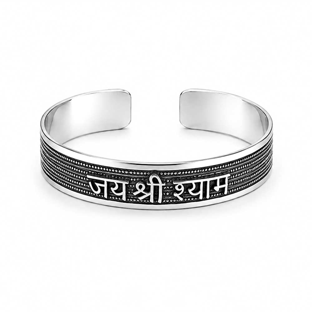 Shree Shyam Kada – 925 Sterling Silver – OYA by Gemkara view 1