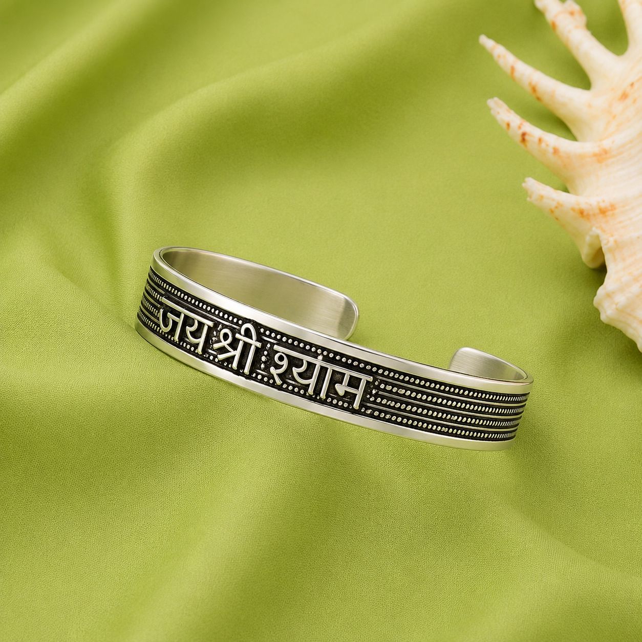 Shree Shyam Kada – 925 Sterling Silver – OYA by Gemkara view 3