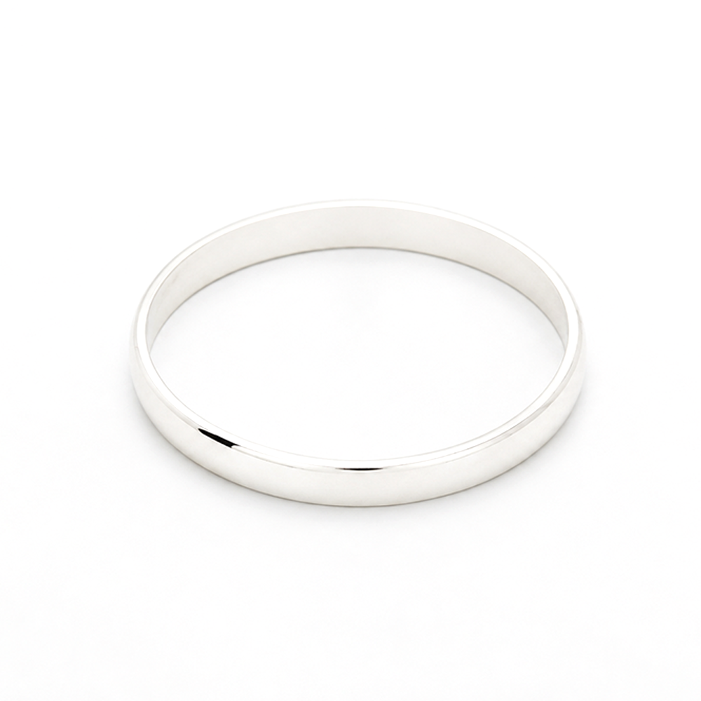 Pure Edge Kada – 925 Sterling Silver – OYA by Gemkara view 1