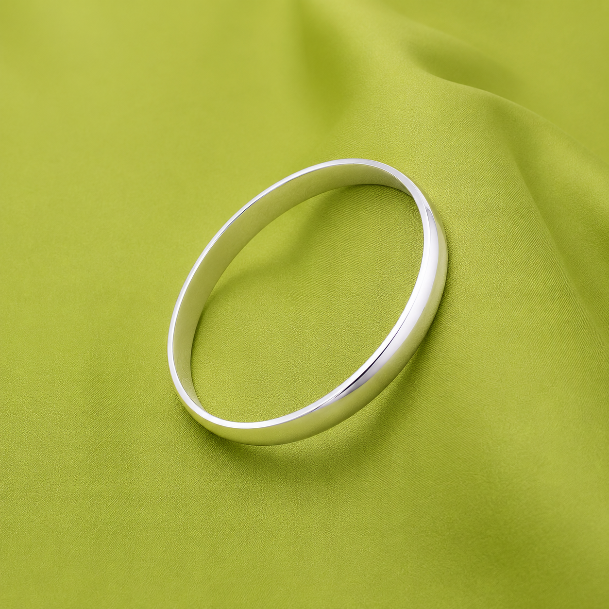 Pure Edge Kada – 925 Sterling Silver – OYA by Gemkara view 2