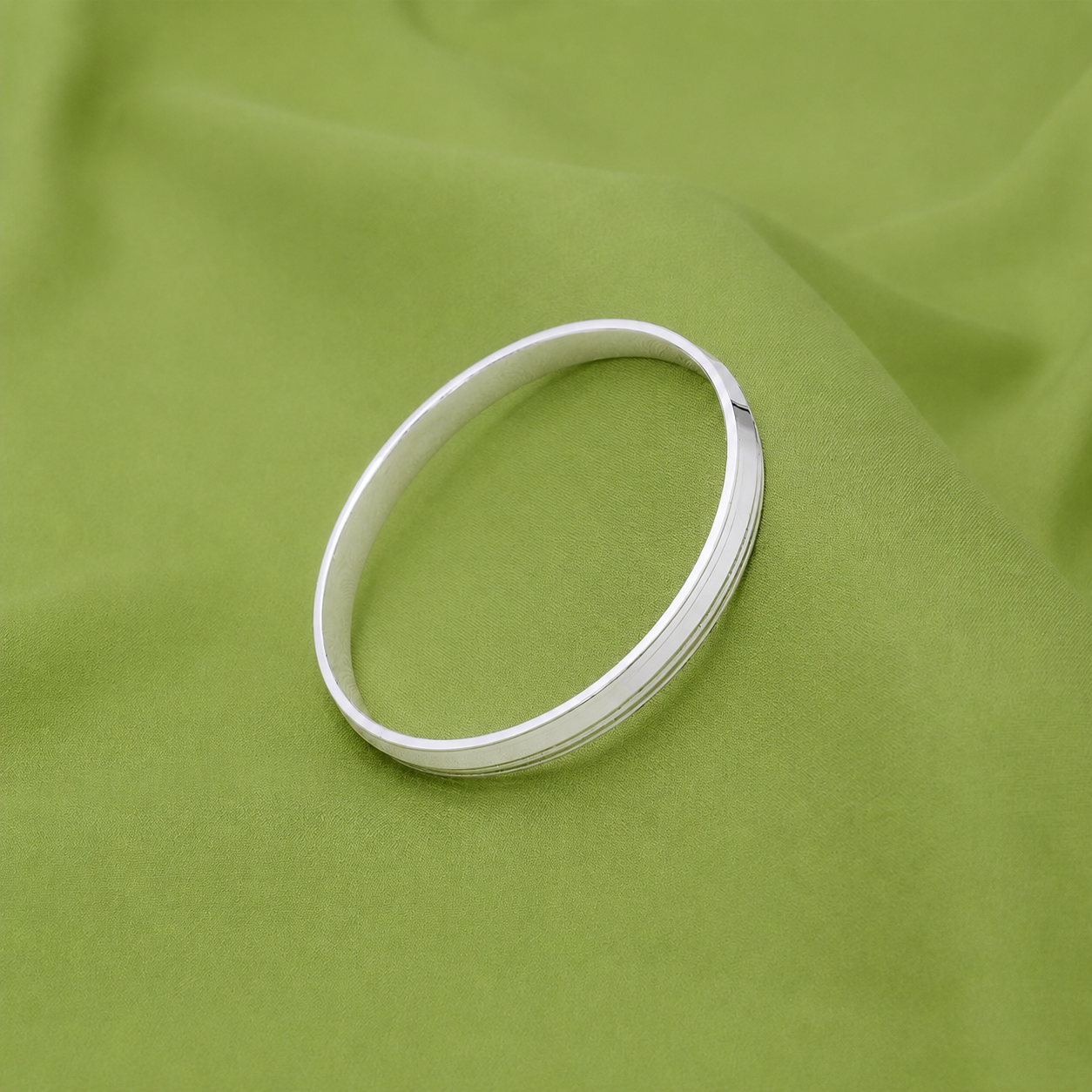 Refined Line Kada – 925 Sterling Silver – OYA by Gemkara view 2