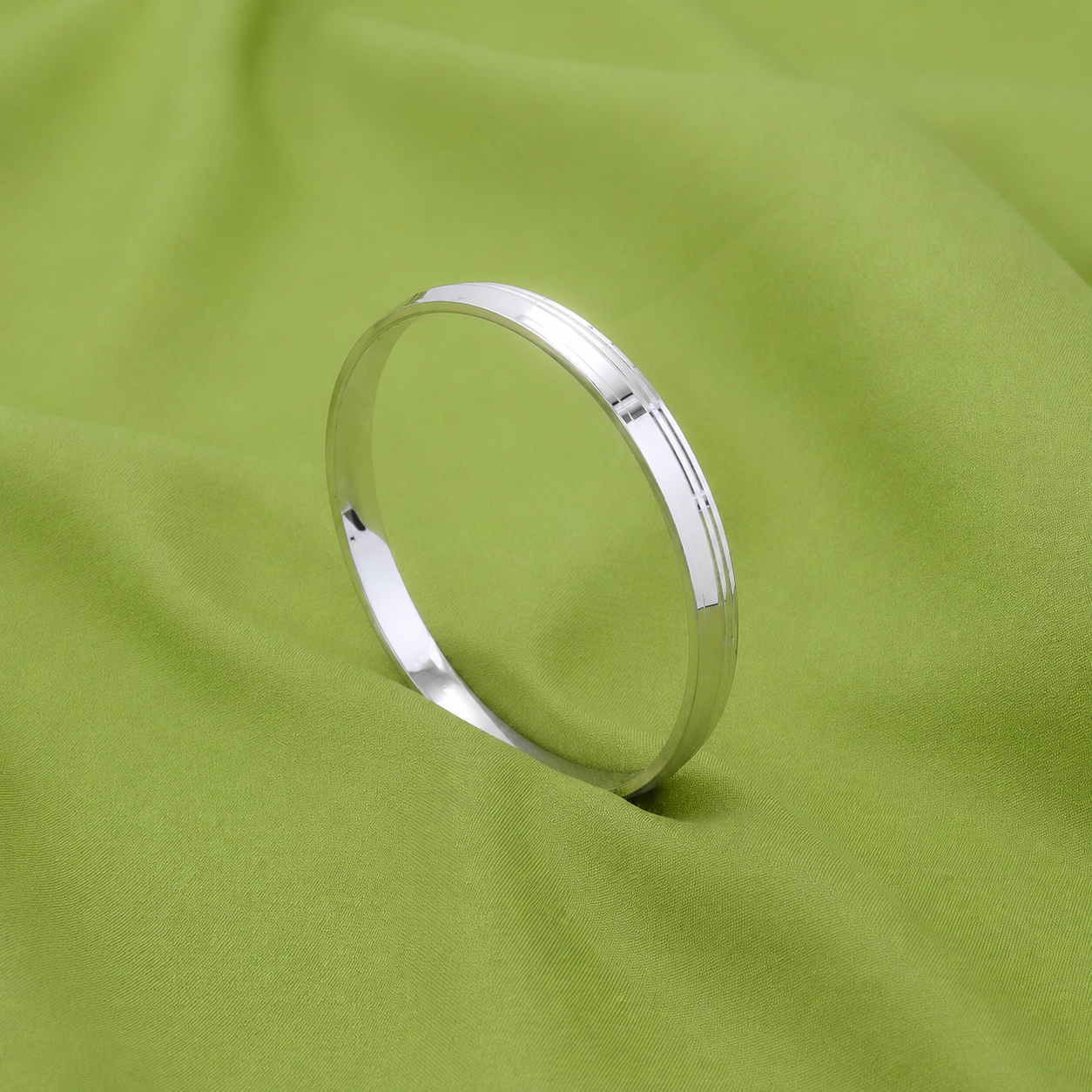 Refined Line Kada – 925 Sterling Silver – OYA by Gemkara view 3