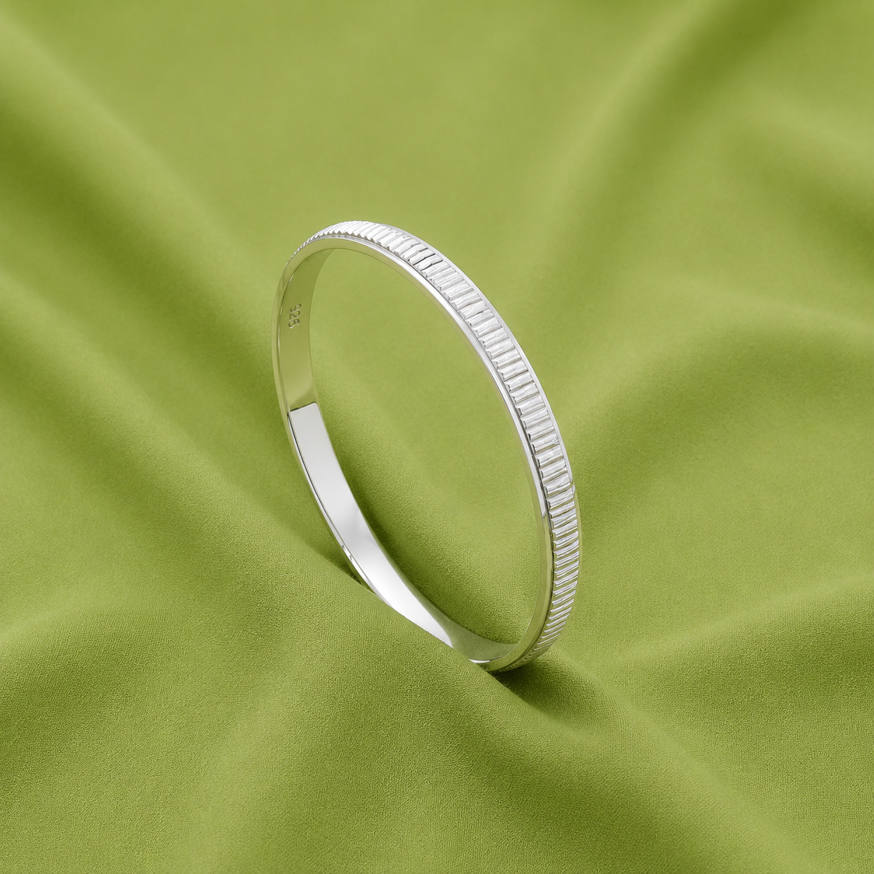 Ripple Kada – 925 Sterling Silver – OYA by Gemkara view 3